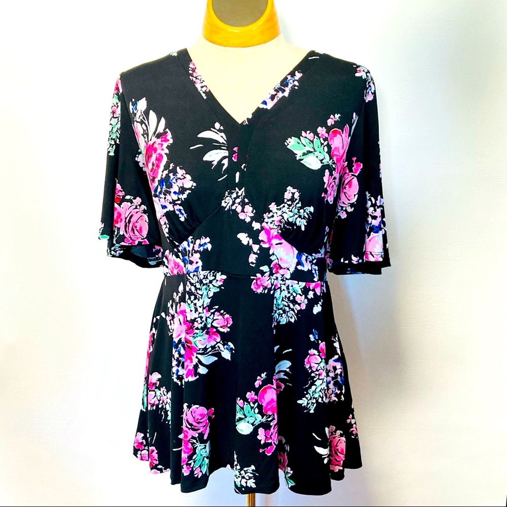 Torrid Floral Lightweight Silky Top